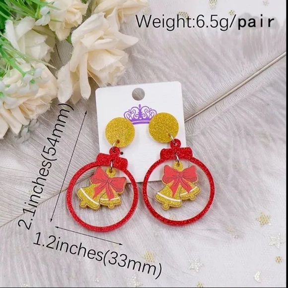 Tis the season earrings - Picture 4 of 4